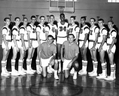 Chapman College Panthers Basketball Team, Orange, California, 1963