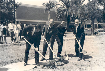 Groundbreaking for Hashinger Hall, Chapman University, Orange, California