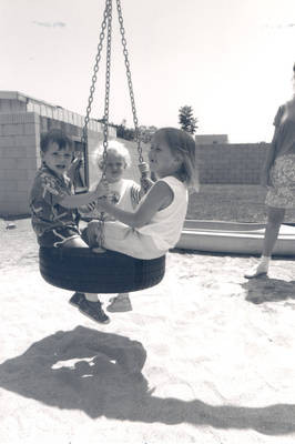 Chapman College Child Study Center play area