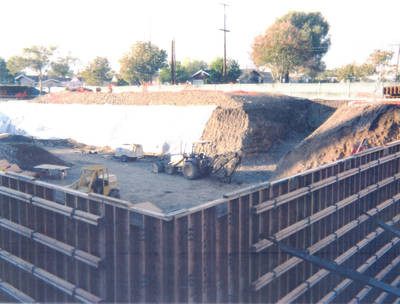 Building foundation of Beckman Hall