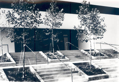 Entrance, Hutton Sports Center, Chapman College, Orange, California