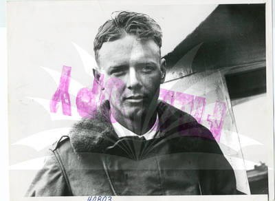 Charles A. Lindbergh Flight Portrait