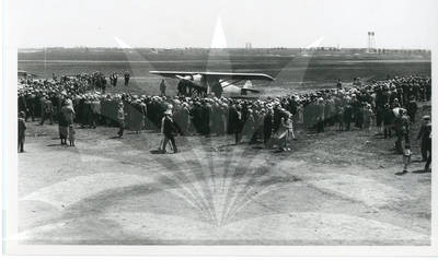 Charles A. Lindbergh at Curtis Field