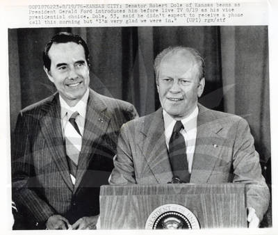 Ford and Bob Dole