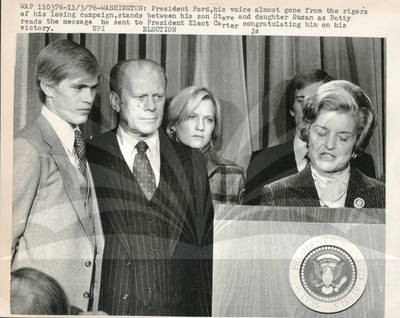 Ford With Family After Defeat