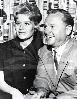 Mickey Rooney with Barbara Thomason