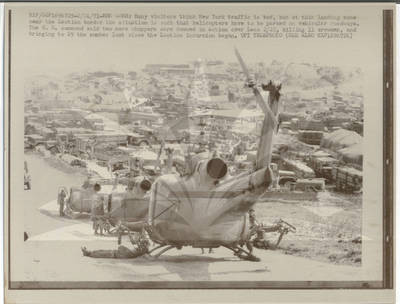 Helicopters at Laotian Border