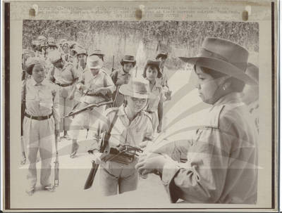 Female Cambodian Soldiers