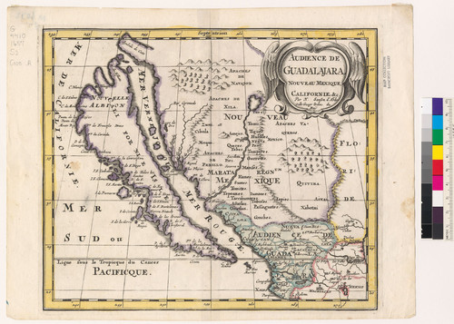 Audience de Guadalajara, Nouveau Mexique, Californie, &c. / Par N. Sanson d'Abbeville, Geogr. Ordin. du Roy