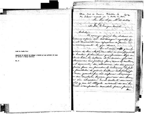 Carta a Enrique Cerruti : San Luis Obispo, Calif. : ALS, 1874 Apr. 23