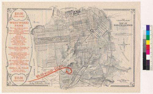 Preliminary map of Westwood Park (in Sutro Forest), San Francisco : the property of Residential Development Compay of San Francisco / John M. Punnett, C.E