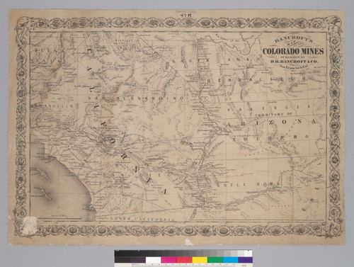 Bancroft's map of the Colorado mines