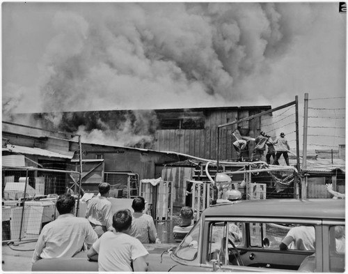 Dooley's Hardware store fire, 5075 Long Beach Blvd