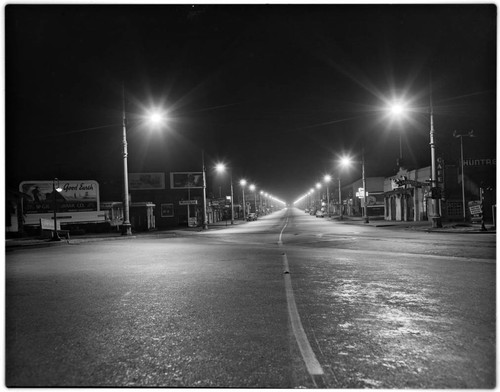 2nd St. at night