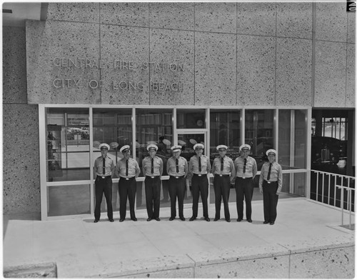 Fire Prevention crew at Station No. 1