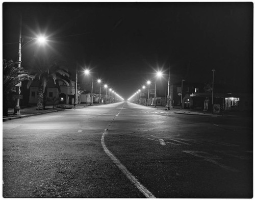 2nd St. at night