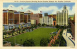 Pershing Square Showing the Los Angeles Biltmore Hotel, Los Angeles, California