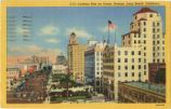 Looking East on Ocean Avenue, Long Beach, California