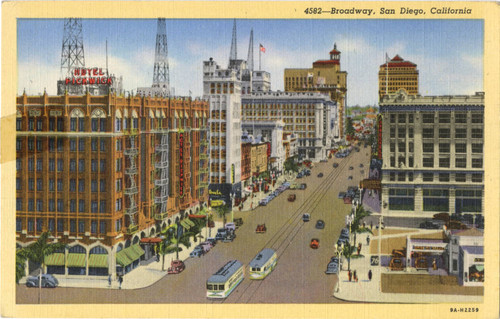 Broadway, San Diego, California