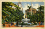 Fountain, Pershing Square, Los Angeles, California