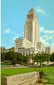 City Hall of Los Angeles with Marker of the City Hall Annex