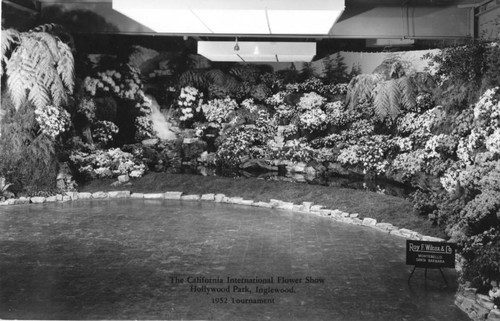 The California International Flower Show, Hollywood Park, Inglewood, 1952 Tournament