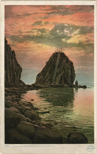 Sugar Loaf Rock, Santa Catalina Island, Cal