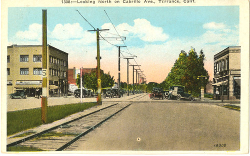 Looking North on Cabrillo Ave., Torrance, Calif