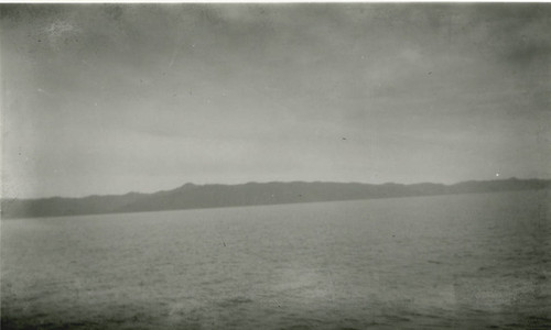 Catalina Island as seen from the boat