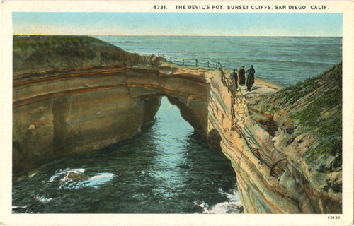 The Devil's Pot, Sunset Cliffs, San Diego, Calif