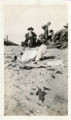 Baby Helen' Plays in Sand at Redondo Beach