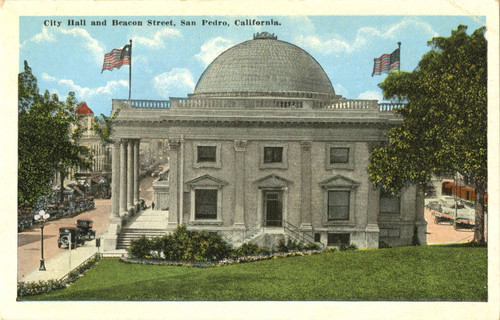 City Hall and Beacon Street, San Pedro, California