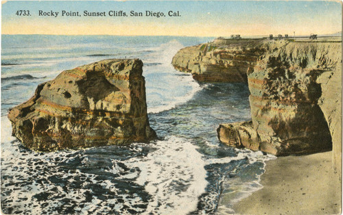 Rocky Point, Sunset Cliffs, San Diego, Cal