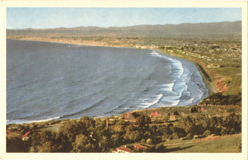 View of the Southern California Coastline from Palos Verdes to Santa Monica