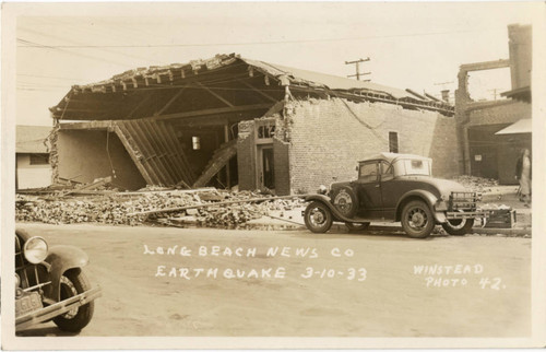 Long Beach News Co, Earthquake 3-10-33, Winstead Photo 42