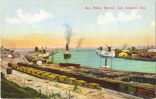 San Pedro Harbor, Los Angeles, Cal