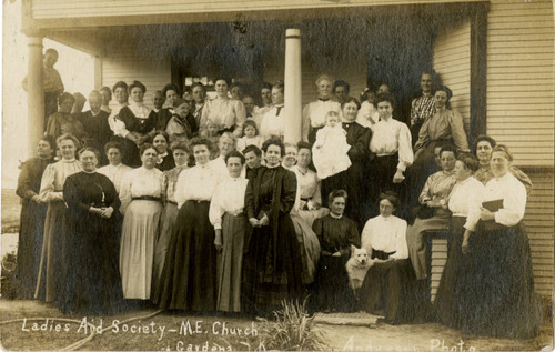 Ladies Aid Society - M.E. Church, Gardena, California