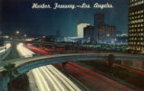 Los Angeles Harbor Freeway at night