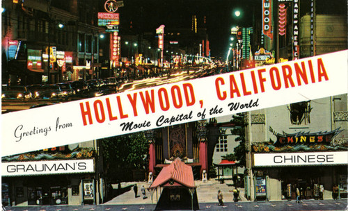 Greetings from Hollywood, California
