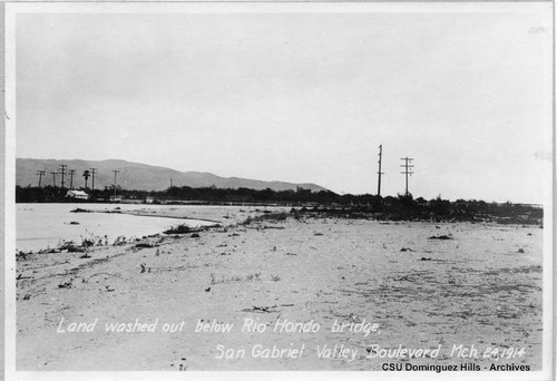 Weinberg Company vs. Bixby, et al; washed out land near Rio Hondo channel