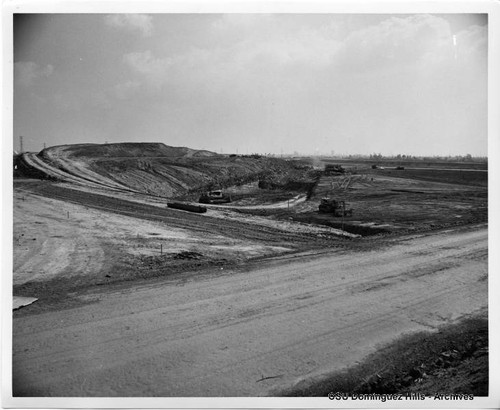 Bulldozers at work site