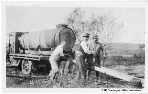 Water tank truck