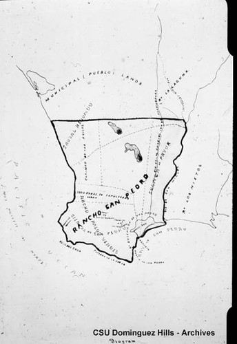 Rancho San Pedro, Map