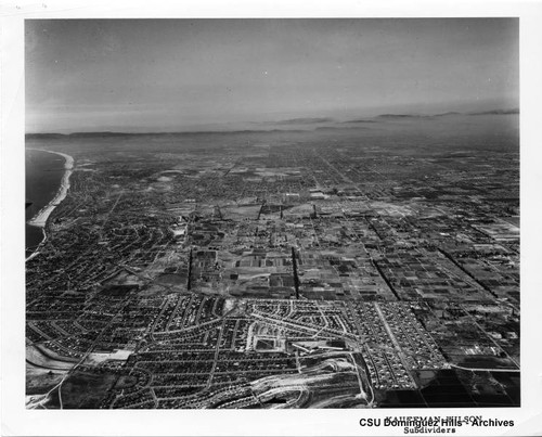 Looking north over Torrance housing development