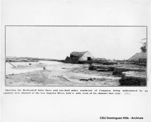 Flood conditions near Bosbyshell farm