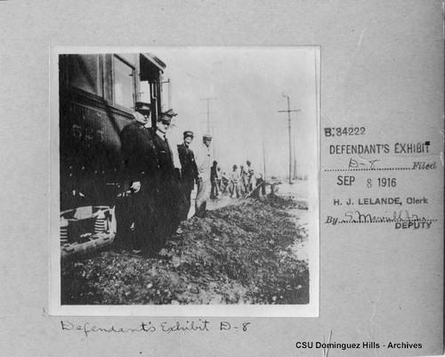 Weinberg Company vs. Bixby, et al; Defendant's Exhibit D-8; train crew and workers