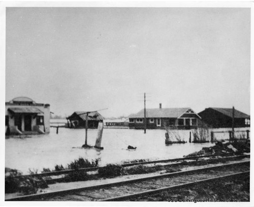 Flood, Dominguez Water Company plant