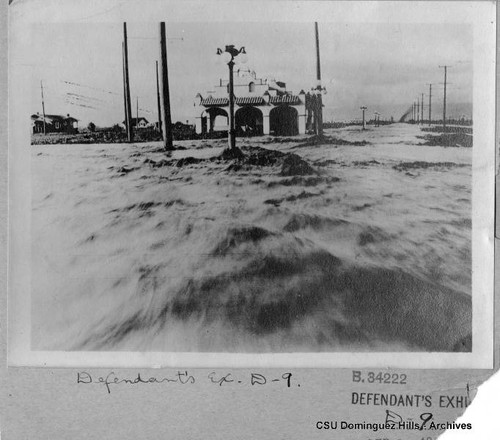 Weinberg Company vs. Bixby, et al; Defendant's Exhibit D-9; flooded street