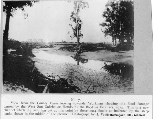 Weinberg Company vs. Bixby, et al; Number 7; damage from new flood channel