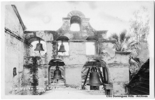 Mission San Gabriel Arcangel bell tower